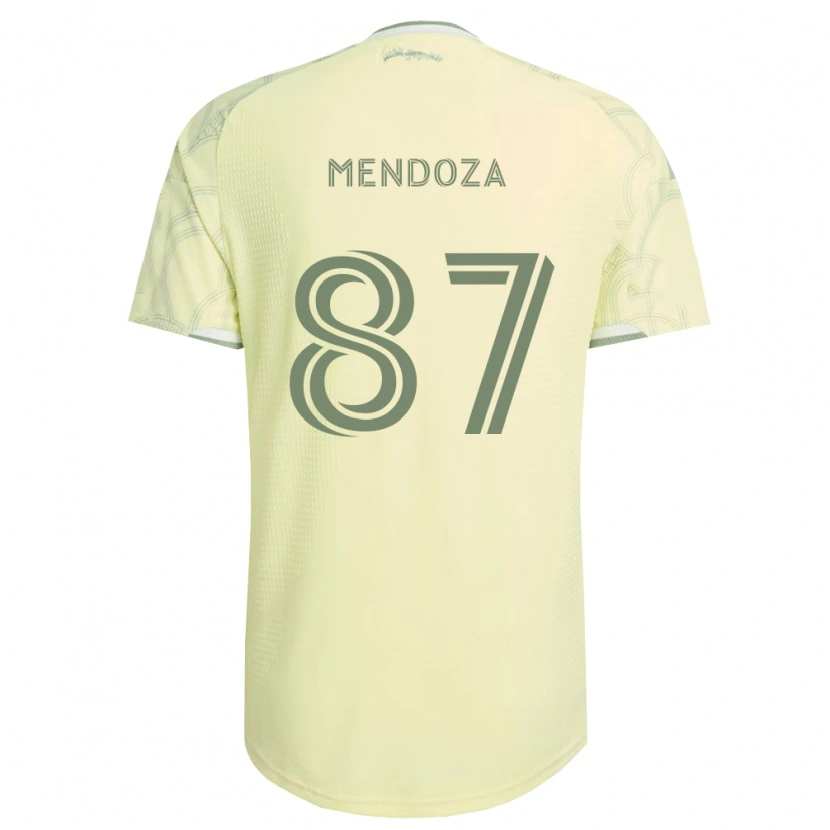 Danxen Kinderen Christian Mendoza #87 Beige Wit Uitshirt Uittenue 2026/27 T-Shirt