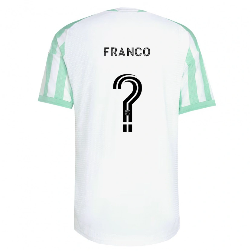 Danxen Kinderen Jordan Franco #0 Lichtgroen Zwart Wit Uitshirt Uittenue 2026/27 T-Shirt