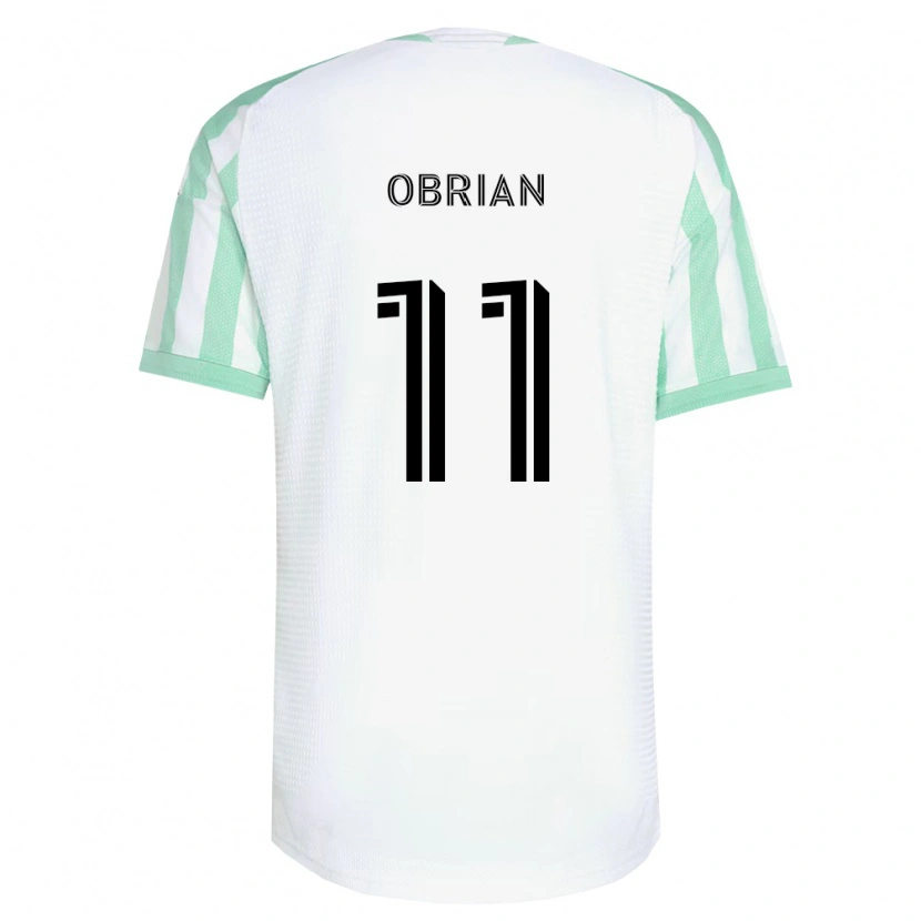 Danxen Kinderen Jáder Obrian #11 Lichtgroen Zwart Wit Uitshirt Uittenue 2026/27 T-Shirt