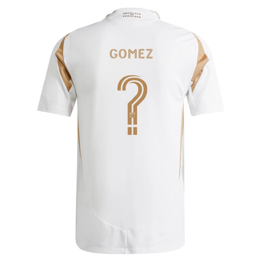Danxen Kinderen Azyk Gomez #0 Wit Bruin Uitshirt Uittenue 2026/27 T-Shirt