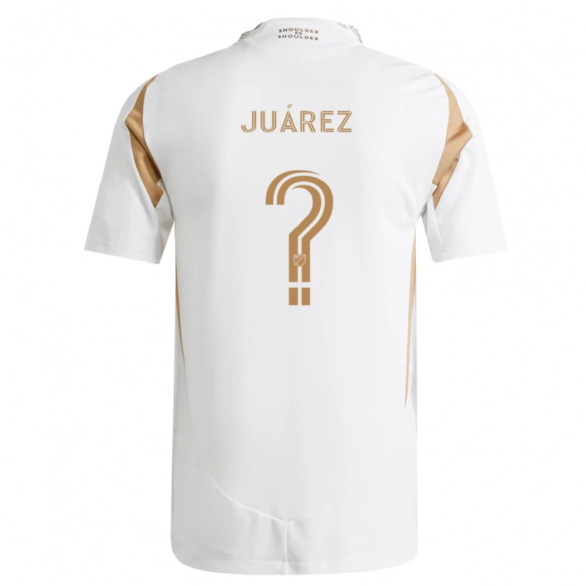 Danxen Kinderen Anthony Juárez #0 Wit Bruin Uitshirt Uittenue 2026/27 T-Shirt