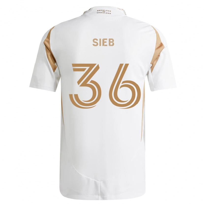 Danxen Kinderen Armindo Sieb #36 Wit Bruin Uitshirt Uittenue 2026/27 T-Shirt