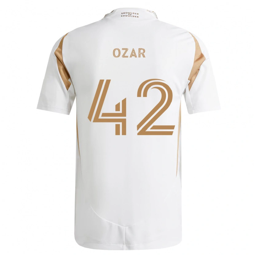 Danxen Kinderen Miles Ozar #42 Wit Bruin Uitshirt Uittenue 2026/27 T-Shirt