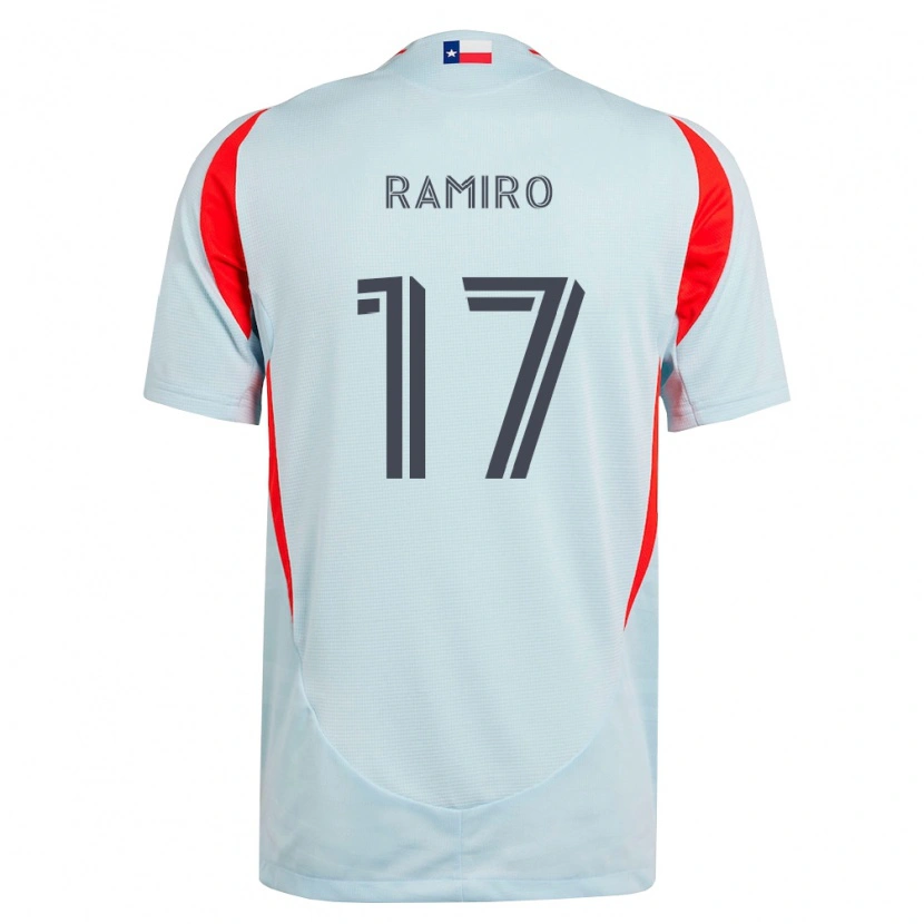 Danxen Kinderen Ramiro Moschen Benetti #17 Donkergrijs Wit Rood Uitshirt Uittenue 2026/27 T-Shirt