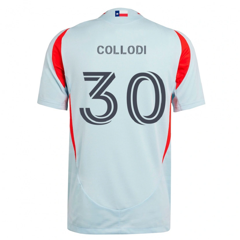 Danxen Kinderen Michael Collodi #30 Donkergrijs Wit Rood Uitshirt Uittenue 2026/27 T-Shirt
