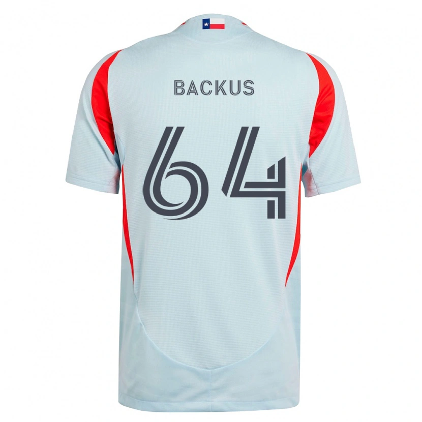 Danxen Kinderen Braeden Backus #64 Donkergrijs Wit Rood Uitshirt Uittenue 2026/27 T-Shirt