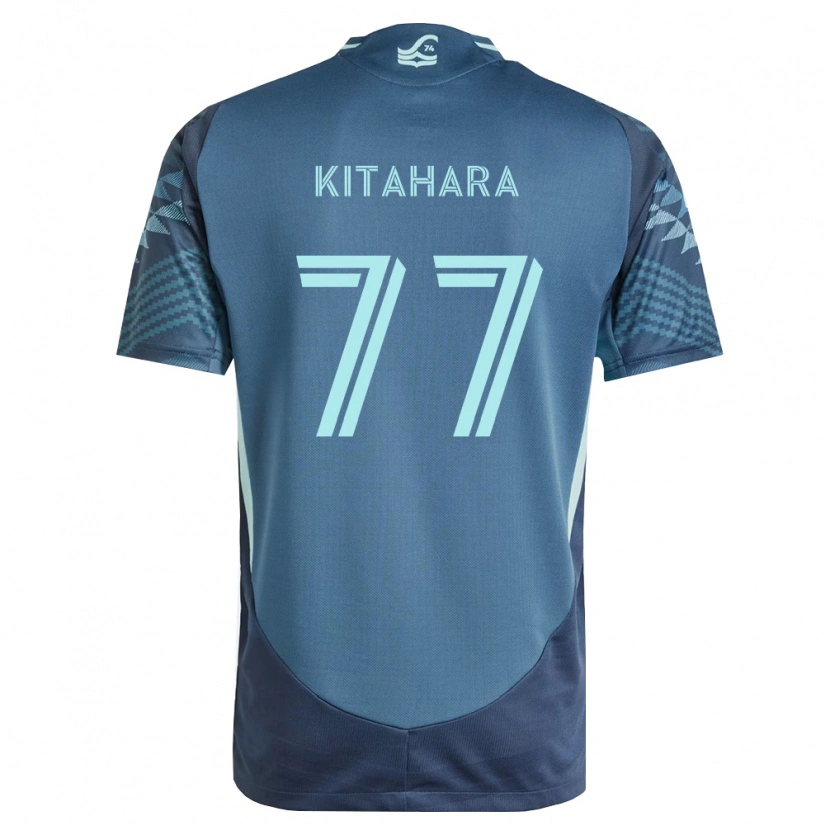 Danxen Kinderen Sota Kitahara #77 Marineblauw Groen Uitshirt Uittenue 2026/27 T-Shirt