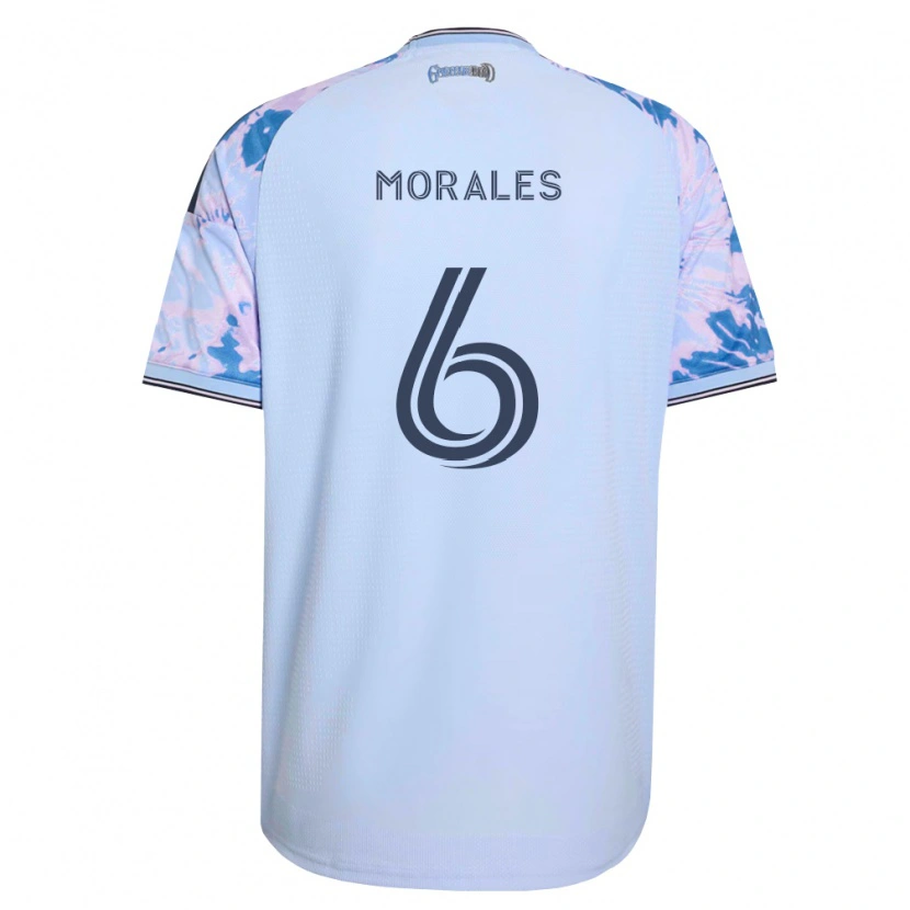 Danxen Kinderen Alfredo Morales #6 Koninklijk Blauw Wit Zwart Uitshirt Uittenue 2026/27 T-Shirt