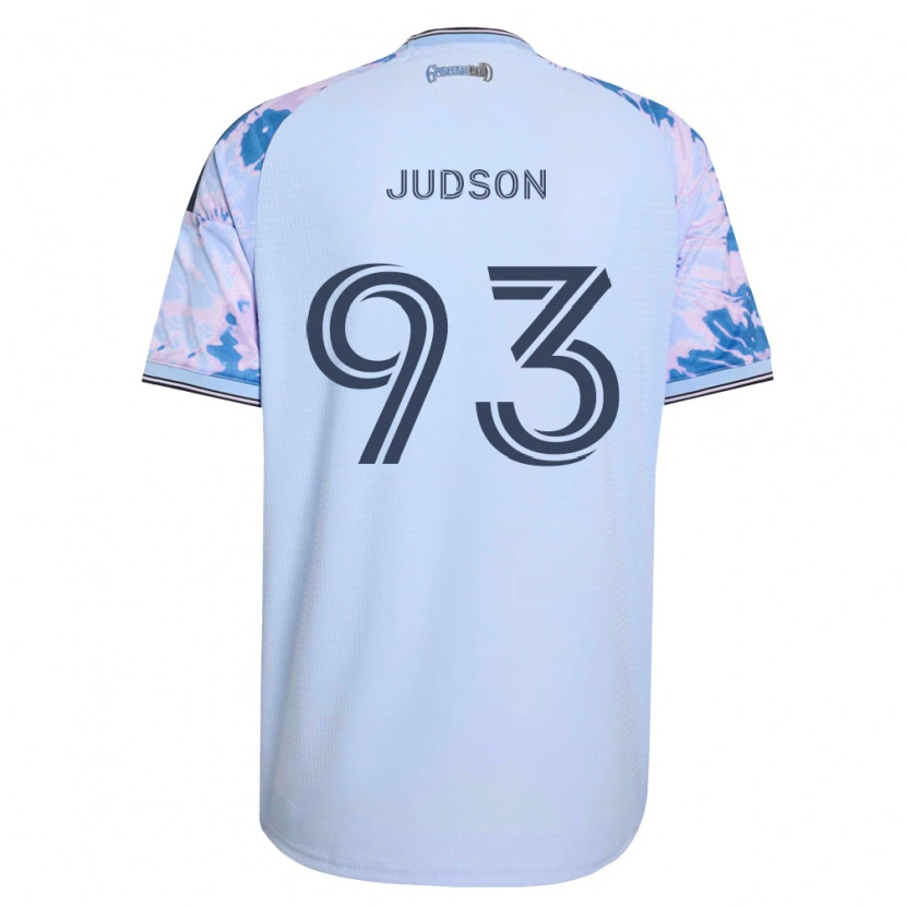 Danxen Kinderen Judson #93 Koninklijk Blauw Wit Zwart Uitshirt Uittenue 2026/27 T-Shirt