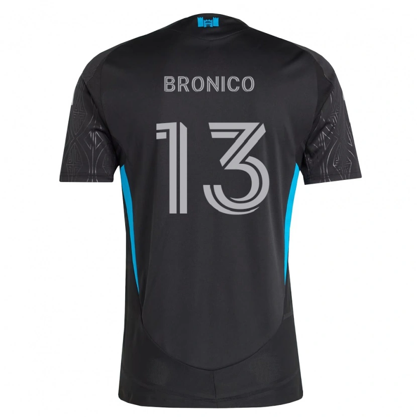 Danxen Kinderen Brandt Bronico #13 Zwart Wit Hemelsblauw Uitshirt Uittenue 2026/27 T-Shirt