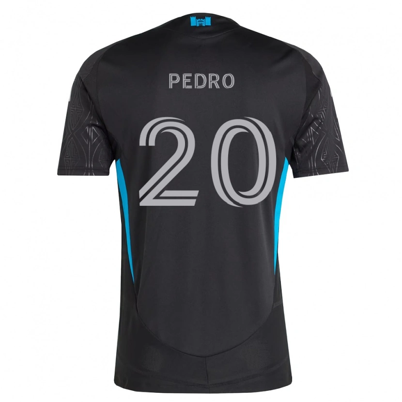 Danxen Kinderen João Pedro #20 Zwart Wit Hemelsblauw Uitshirt Uittenue 2026/27 T-Shirt