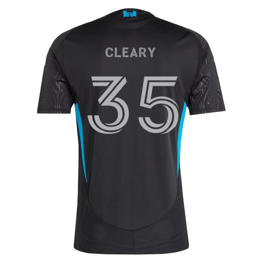 Danxen Kinderen Will Cleary #35 Zwart Wit Hemelsblauw Uitshirt Uittenue 2026/27 T-Shirt