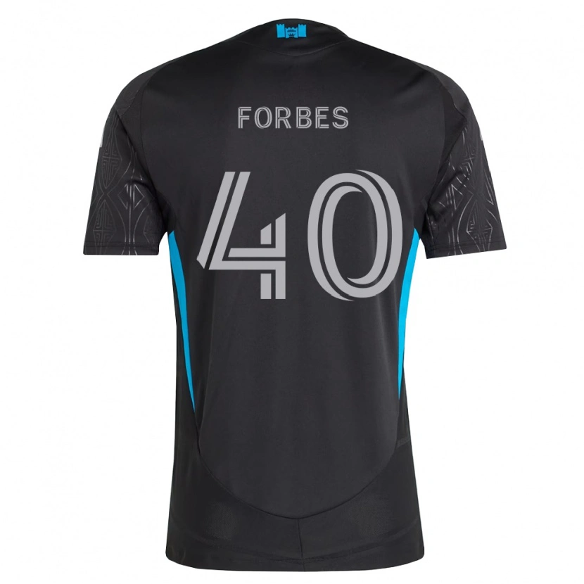 Danxen Kinderen Jahlane Forbes #40 Zwart Wit Hemelsblauw Uitshirt Uittenue 2026/27 T-Shirt