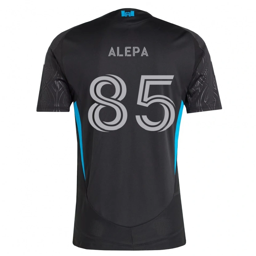 Danxen Kinderen Landon Alepa #85 Zwart Wit Hemelsblauw Uitshirt Uittenue 2026/27 T-Shirt