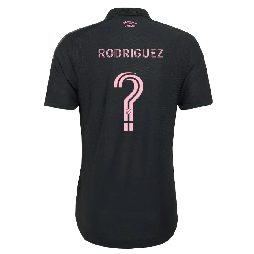 Danxen Kinderen Emerson Rodríguez #0 Roze Zwart Wit Uitshirt Uittenue 2026/27 T-Shirt