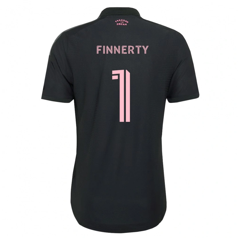 Danxen Kinderen Owen Finnerty #1 Roze Zwart Wit Uitshirt Uittenue 2026/27 T-Shirt