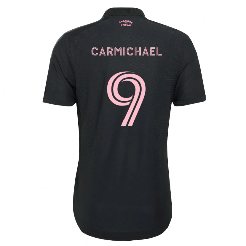 Danxen Kinderen Ryan Carmichael #9 Roze Zwart Wit Uitshirt Uittenue 2026/27 T-Shirt