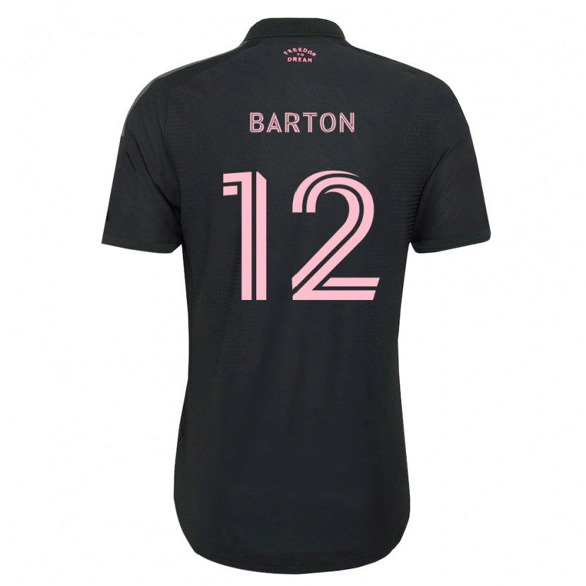 Danxen Kinderen Tye Barton #12 Roze Zwart Wit Uitshirt Uittenue 2026/27 T-Shirt
