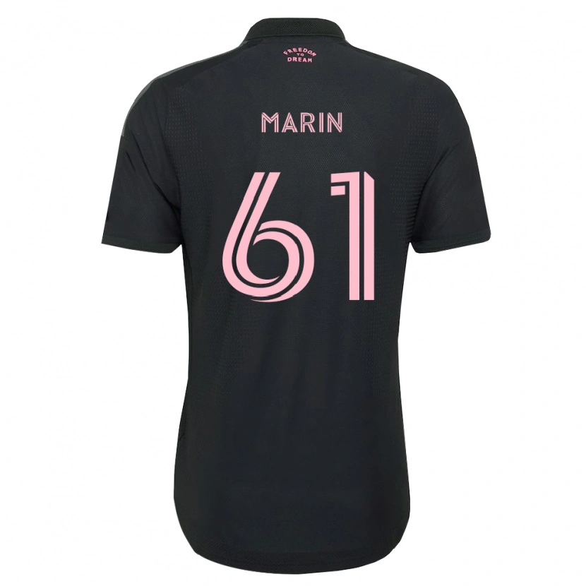 Danxen Kinderen Matias Marin #61 Roze Zwart Wit Uitshirt Uittenue 2026/27 T-Shirt