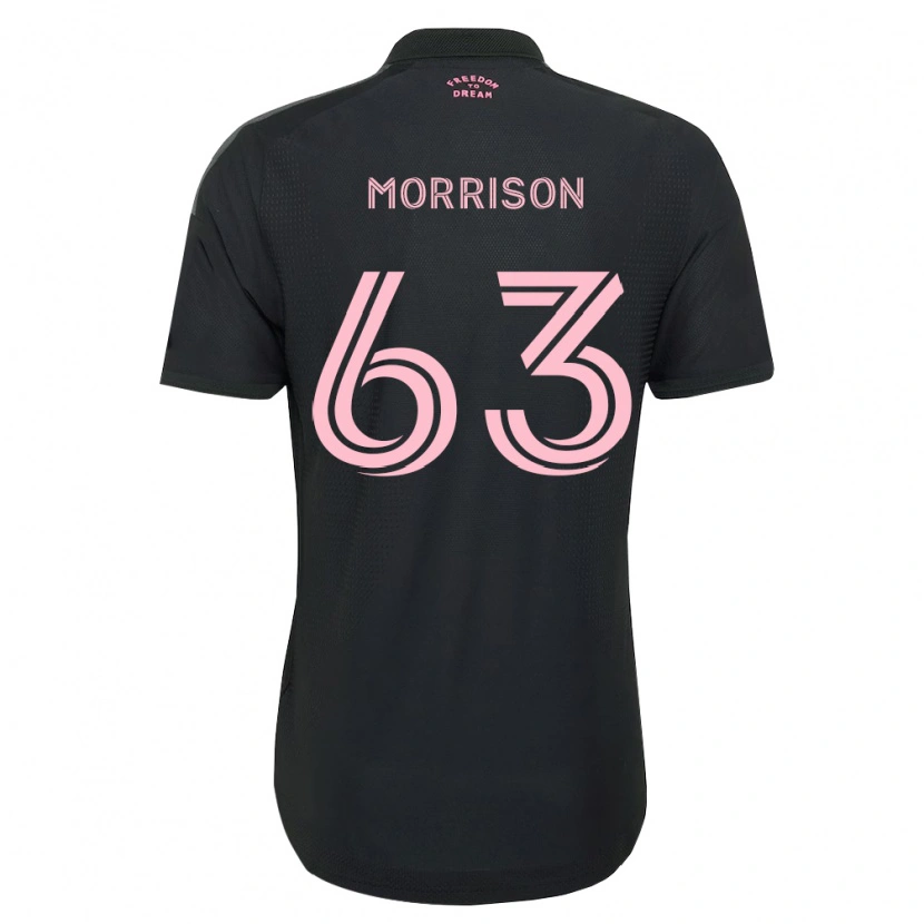 Danxen Kinderen Sloan Morrison #63 Roze Zwart Wit Uitshirt Uittenue 2026/27 T-Shirt