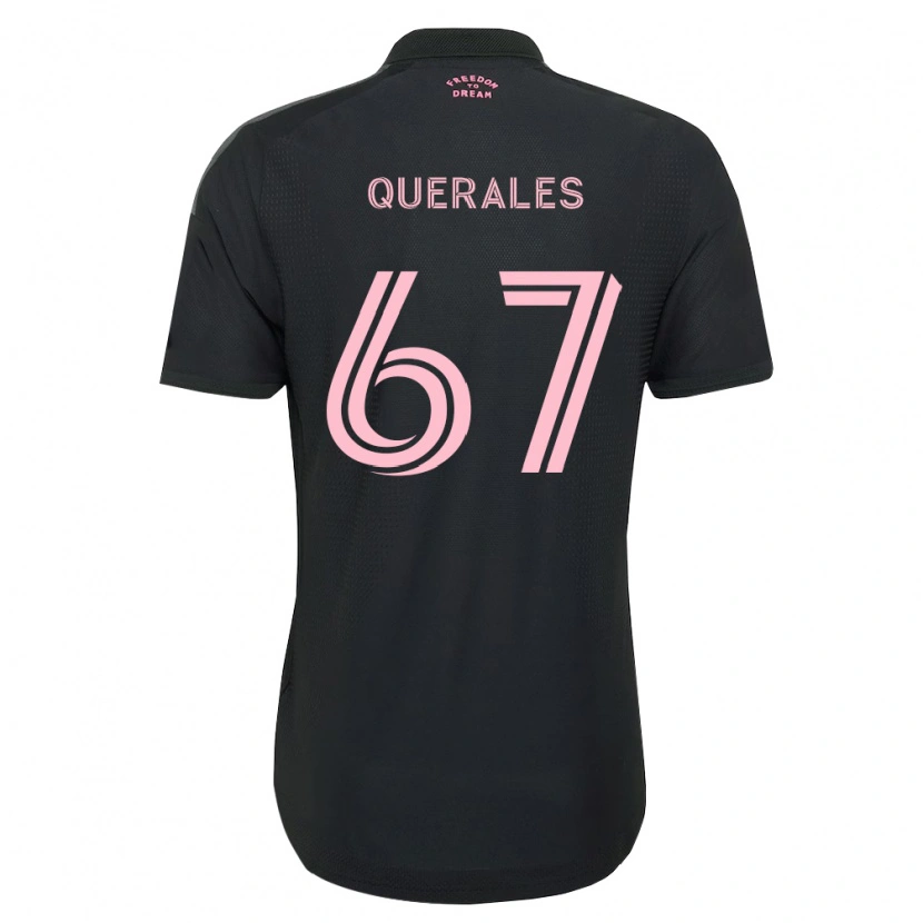 Danxen Kinderen Arturo Querales #67 Roze Zwart Wit Uitshirt Uittenue 2026/27 T-Shirt