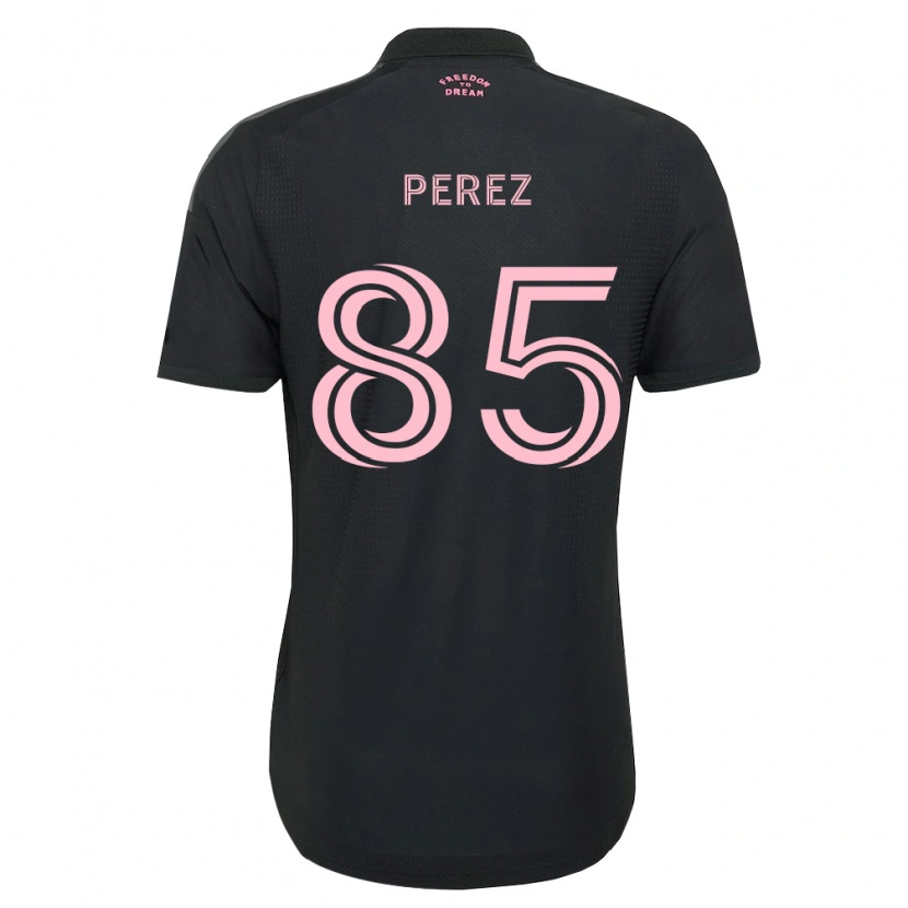 Danxen Kinderen Matthew Perez #85 Roze Zwart Wit Uitshirt Uittenue 2026/27 T-Shirt