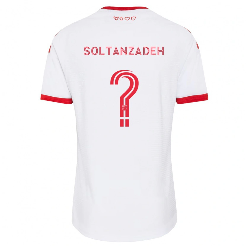 Danxen Kinderen Shayan Soltanzadeh #0 Wit Rood Zwart Uitshirt Uittenue 2026/27 T-Shirt