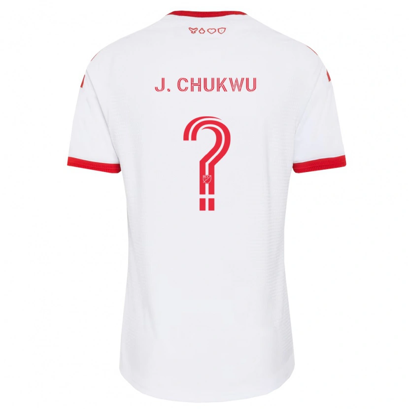 Danxen Kinderen Joses Chukwu #0 Wit Rood Zwart Uitshirt Uittenue 2026/27 T-Shirt