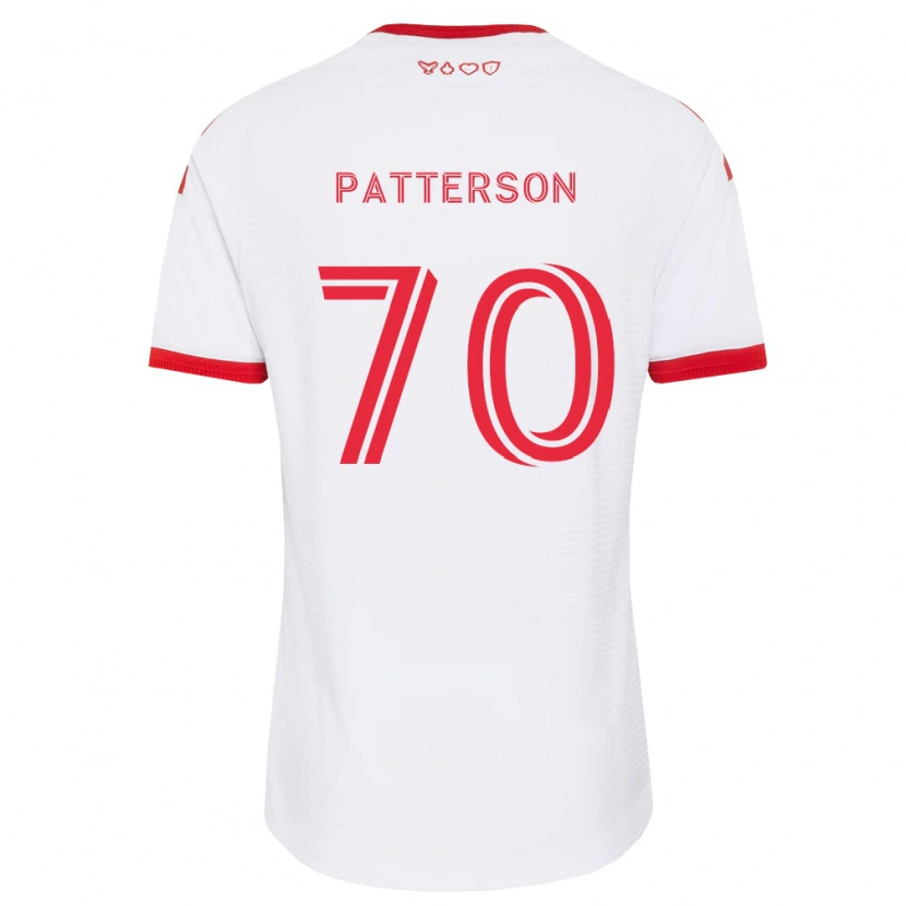 Danxen Kinderen Harrison Patterson #70 Wit Rood Zwart Uitshirt Uittenue 2026/27 T-Shirt