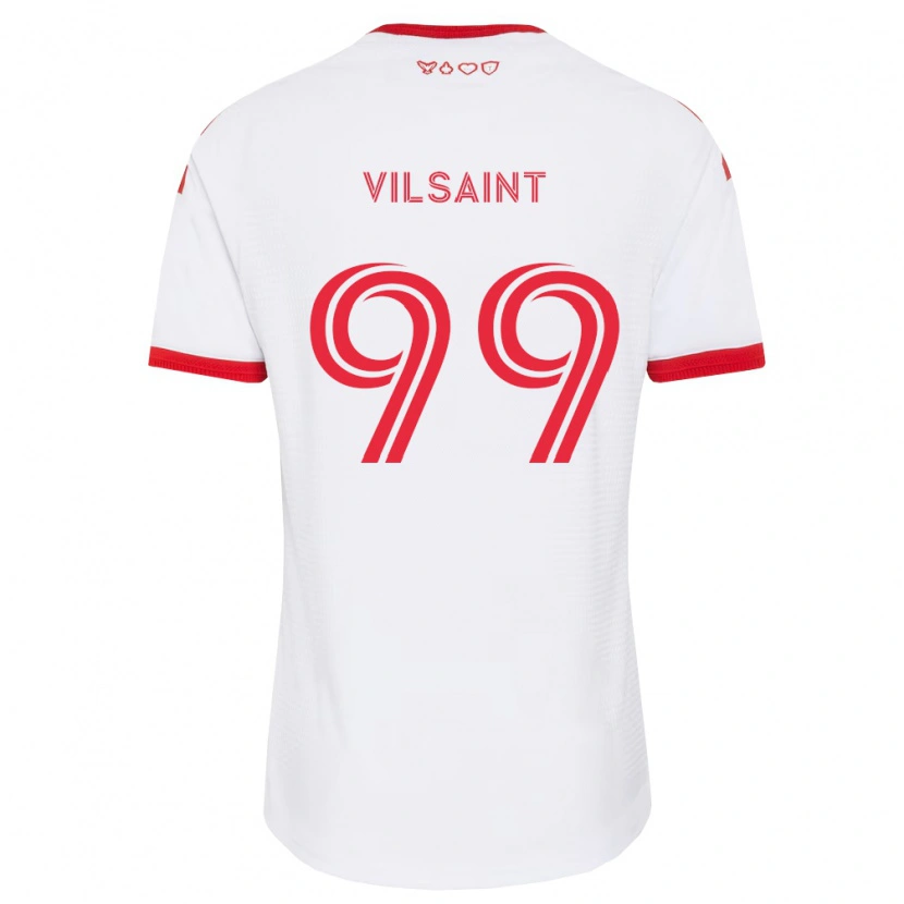 Danxen Kinderen Jules-Anthony Vilsaint #99 Wit Rood Zwart Uitshirt Uittenue 2026/27 T-Shirt
