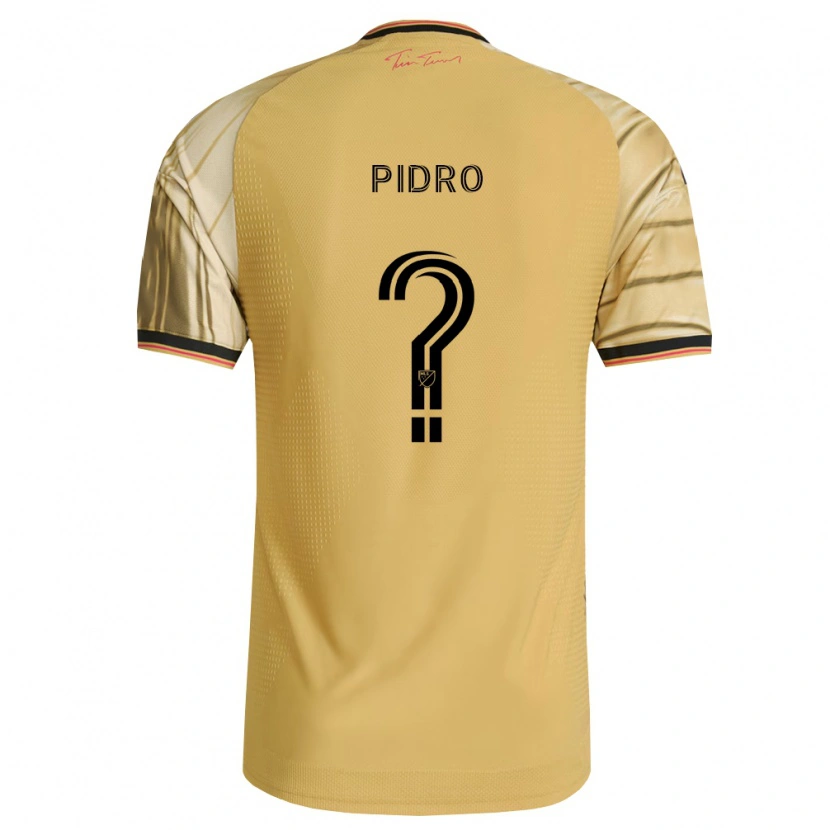 Danxen Kinderen Selmir Pidro #0 Bruin Geel Zwart Uitshirt Uittenue 2026/27 T-Shirt