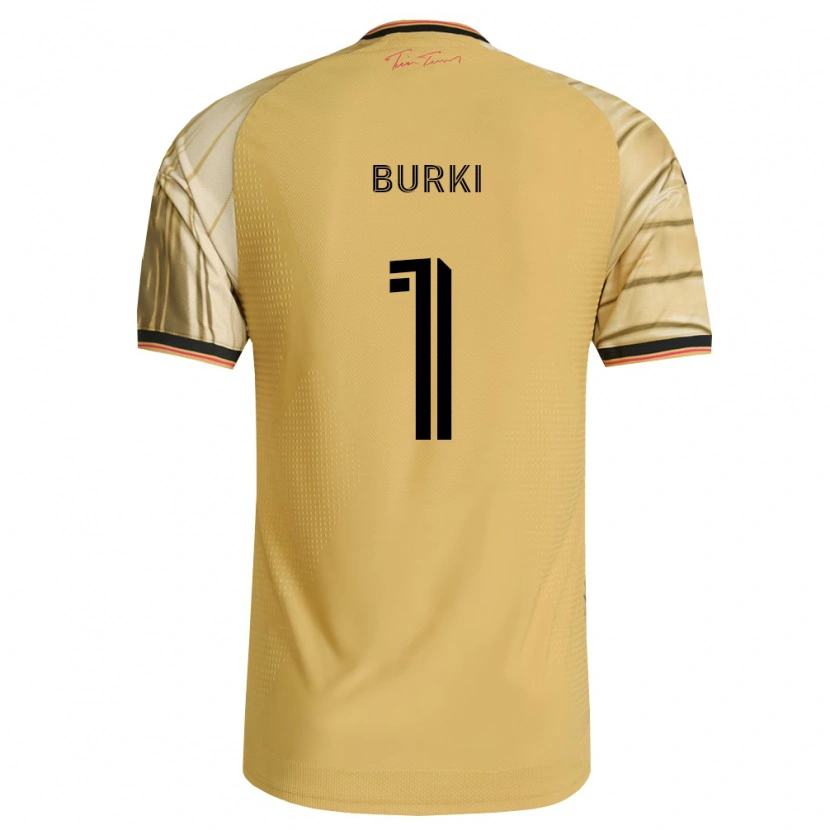 Danxen Kinderen Roman Bürki #1 Bruin Geel Zwart Uitshirt Uittenue 2026/27 T-Shirt