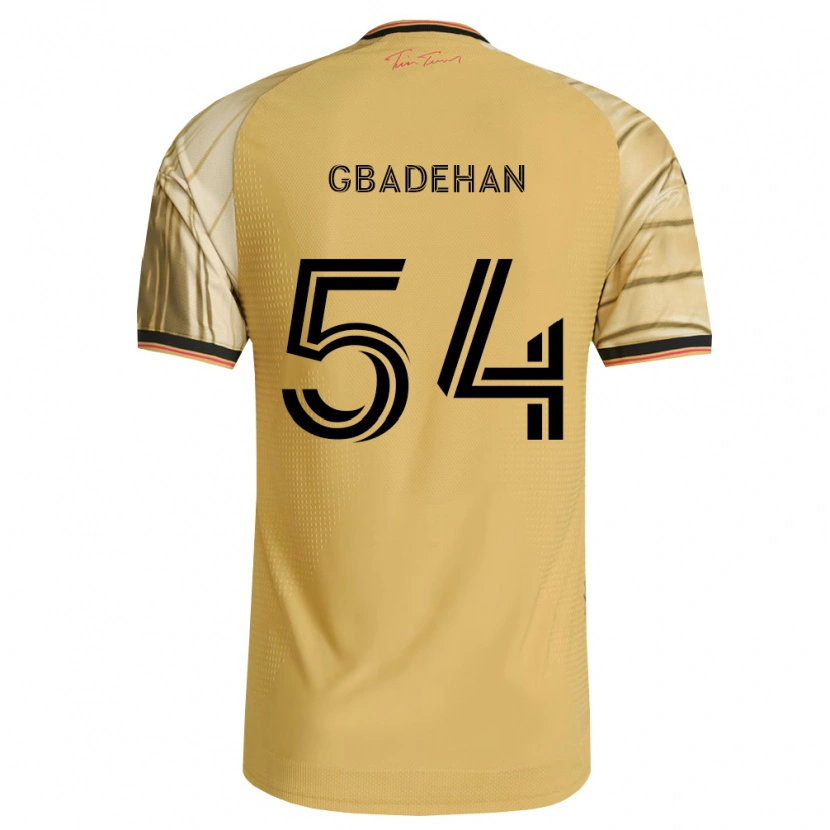 Danxen Kinderen Adeteye Gbadehan #54 Bruin Geel Zwart Uitshirt Uittenue 2026/27 T-Shirt