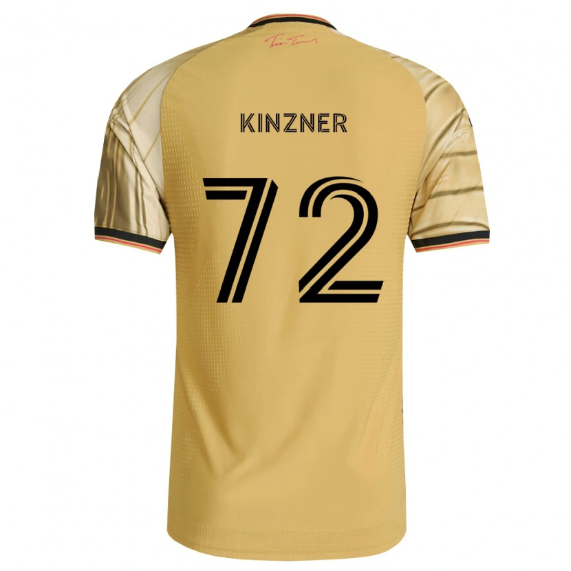 Danxen Kinderen Eric Kinzner #72 Bruin Geel Zwart Uitshirt Uittenue 2026/27 T-Shirt