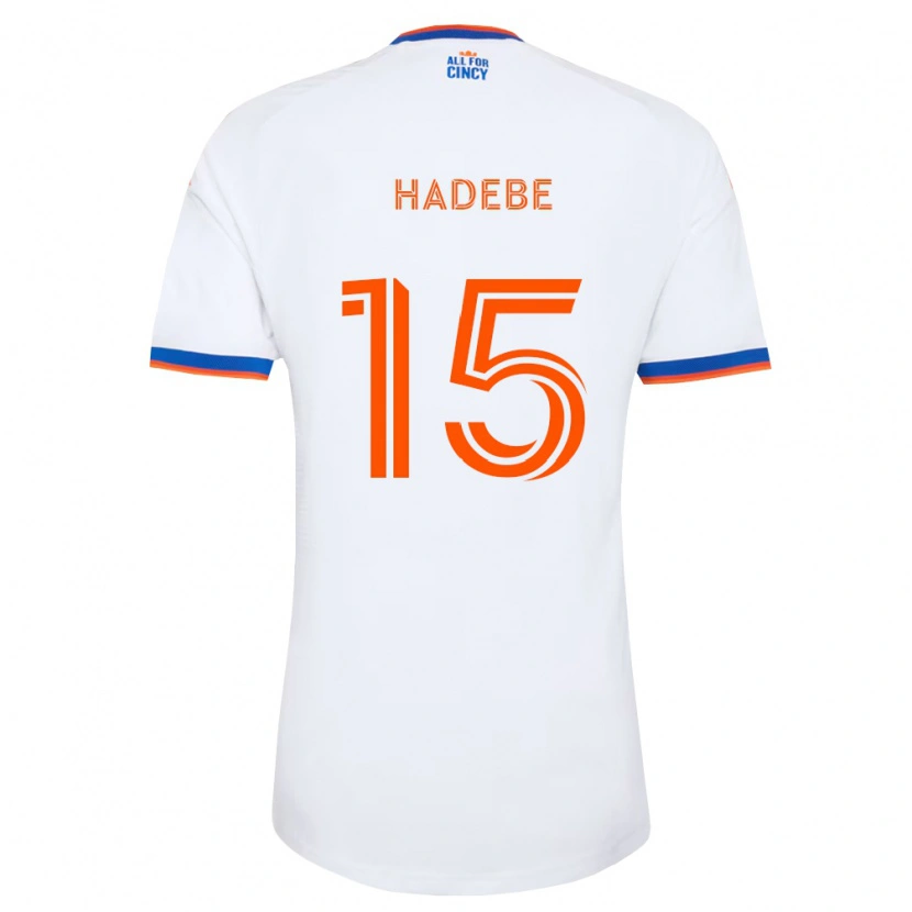 Danxen Kinderen Teenage Hadebe #15 Wit Marineblauw Oranje Uitshirt Uittenue 2026/27 T-Shirt