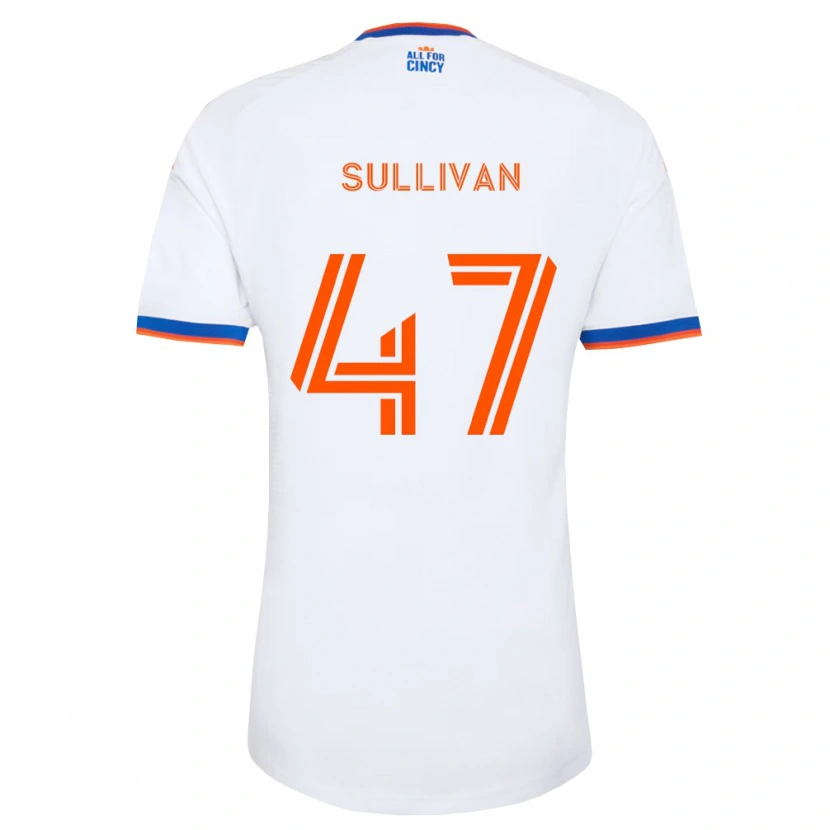 Danxen Kinderen Michael Sullivan #47 Wit Marineblauw Oranje Uitshirt Uittenue 2026/27 T-Shirt