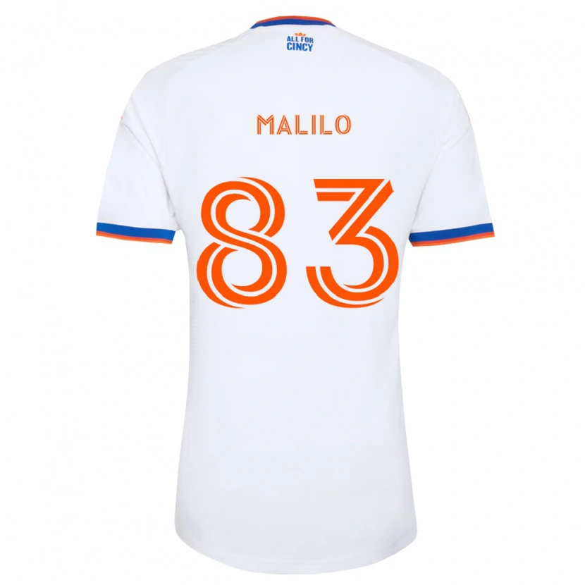 Danxen Kinderen Chance Malilo #83 Wit Marineblauw Oranje Uitshirt Uittenue 2026/27 T-Shirt