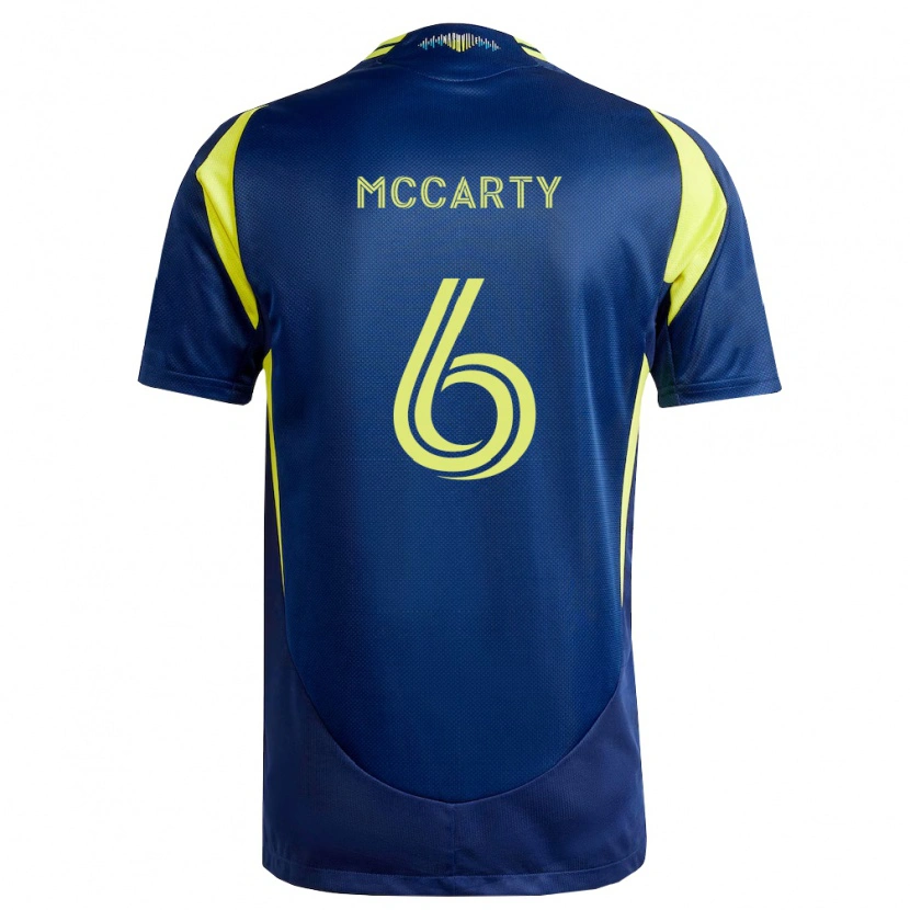 Danxen Kinderen Dax Mccarty #6 Geel Marineblauw Uitshirt Uittenue 2026/27 T-Shirt