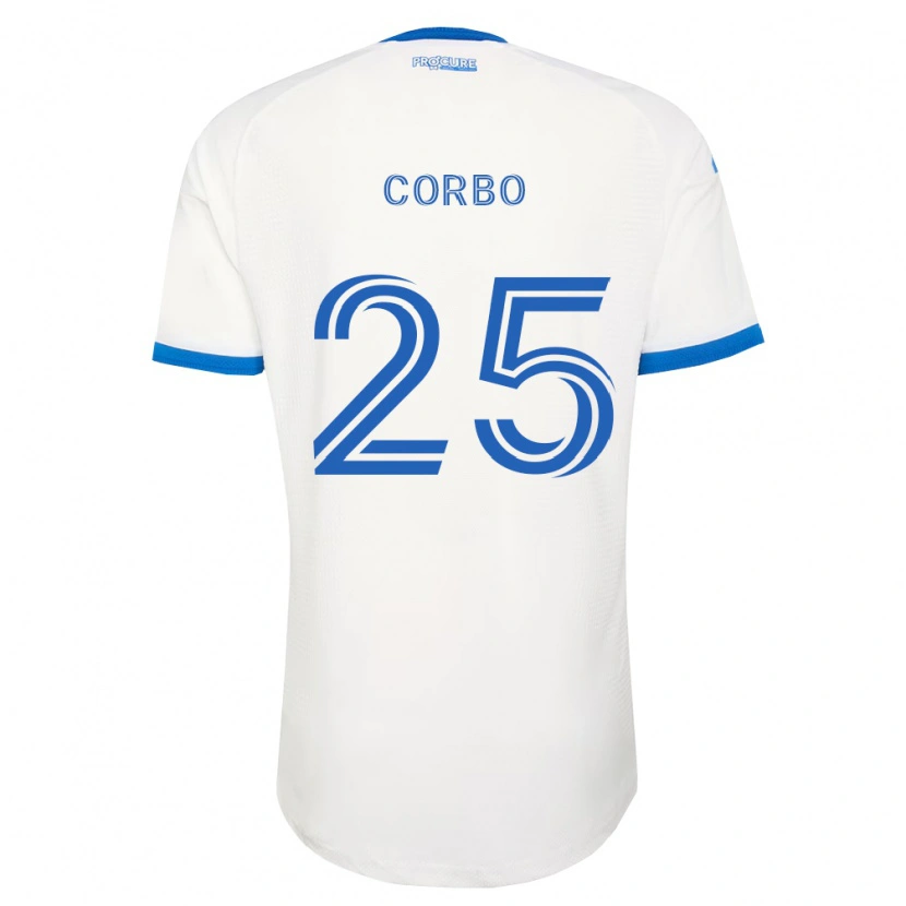 Danxen Kinderen Gabriele Corbo #25 Hemelsblauw Wit Uitshirt Uittenue 2026/27 T-Shirt
