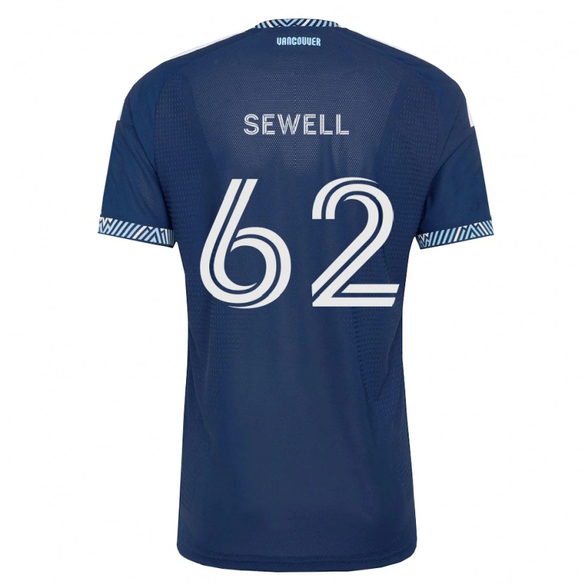 Danxen Kinderen Ryder Sewell #62 Diep Blauw Wit Uitshirt Uittenue 2026/27 T-Shirt