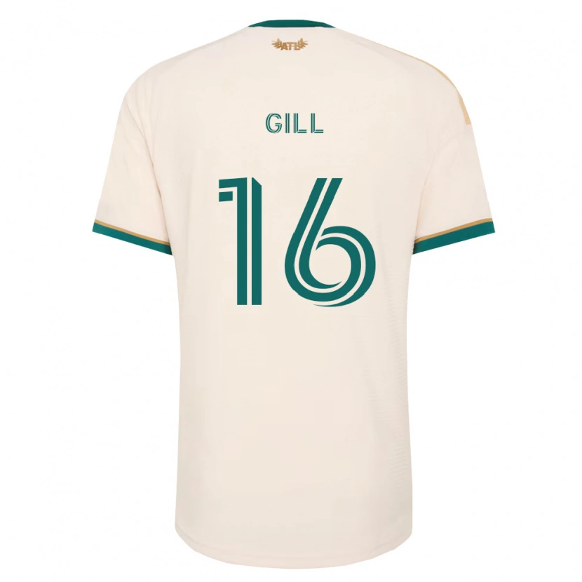 Danxen Kinderen Adrian Gill #16 Champagne Groen Uitshirt Uittenue 2026/27 T-Shirt