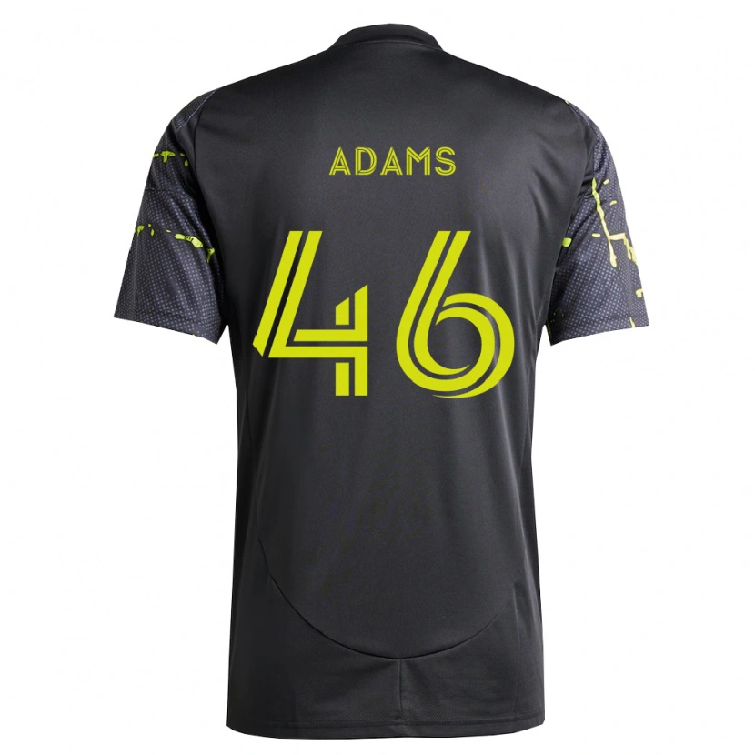 Danxen Kinderen Chase Adams #46 Fluorescerend Geel Zwart Uitshirt Uittenue 2026/27 T-Shirt