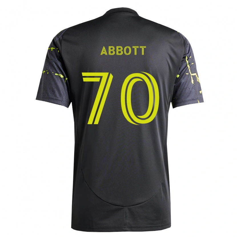 Danxen Kinderen Keller Abbott #70 Fluorescerend Geel Zwart Uitshirt Uittenue 2026/27 T-Shirt