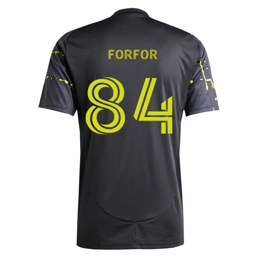 Danxen Kinderen Prince Forfor #84 Fluorescerend Geel Zwart Uitshirt Uittenue 2026/27 T-Shirt