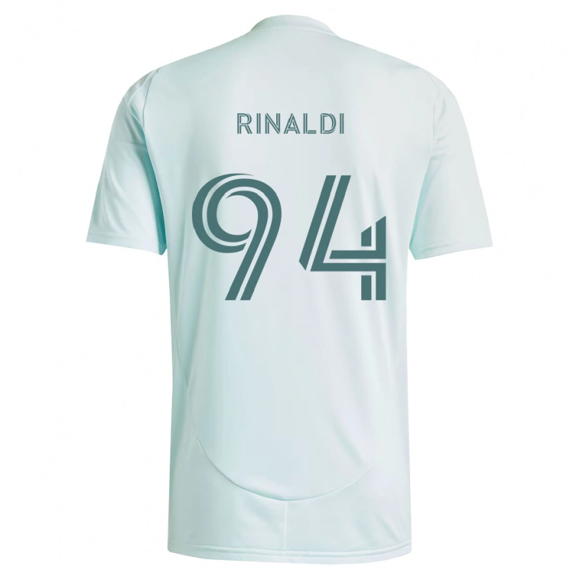 Danxen Kinderen Vincent Rinaldi #94 Wit Lichtgroen Uitshirt Uittenue 2026/27 T-Shirt