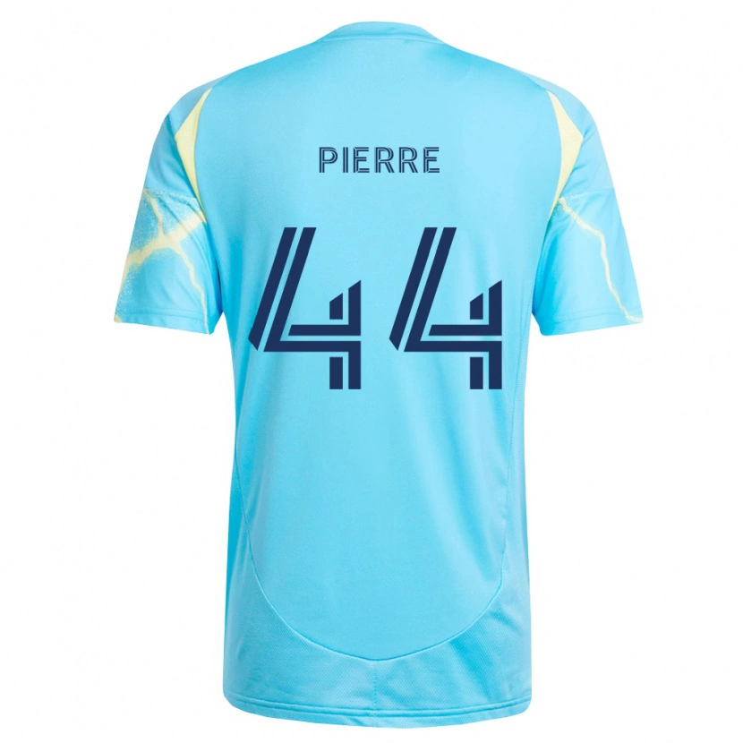Danxen Kinderen Neil Pierre #44 Lichtblauw Zwart Lichtgeel Uitshirt Uittenue 2026/27 T-Shirt