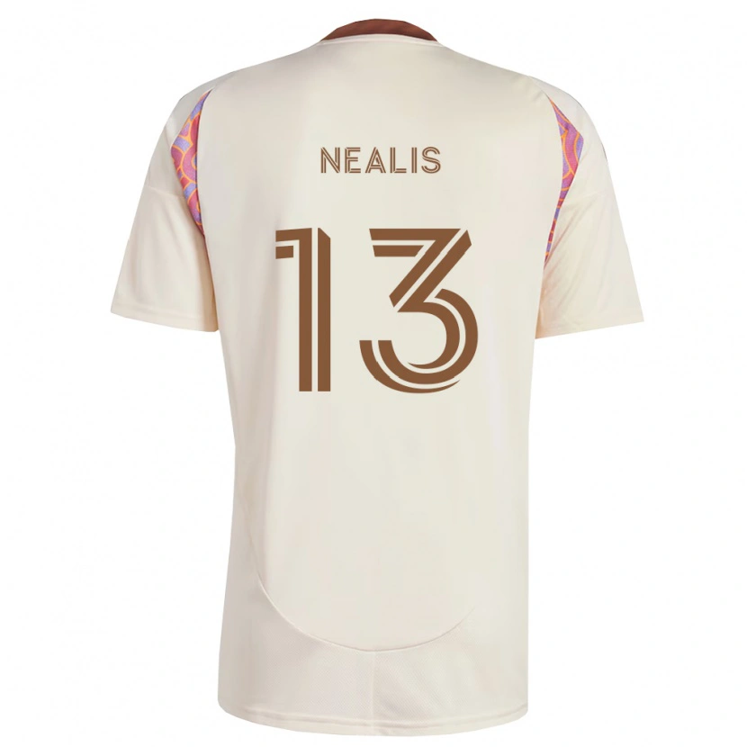 Danxen Kinderen Sean Nealis #13 Off-White Roze Uitshirt Uittenue 2026/27 T-Shirt