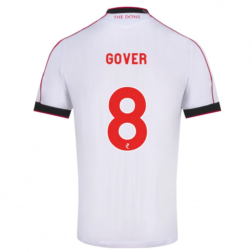 Danxen Kinderen Chloe Gover #8 Zwart Rood Wit Uitshirt Uittenue 2026/27 T-Shirt