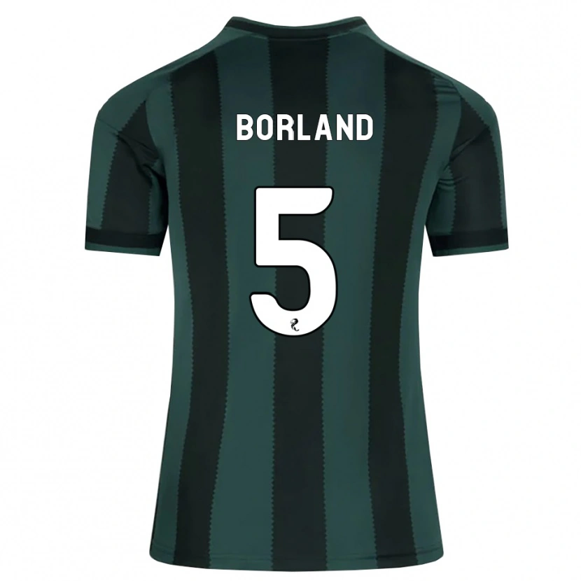 Danxen Kinderen Hayden Borland #5 Donkerleigrijs Zwart Uitshirt Uittenue 2026/27 T-Shirt