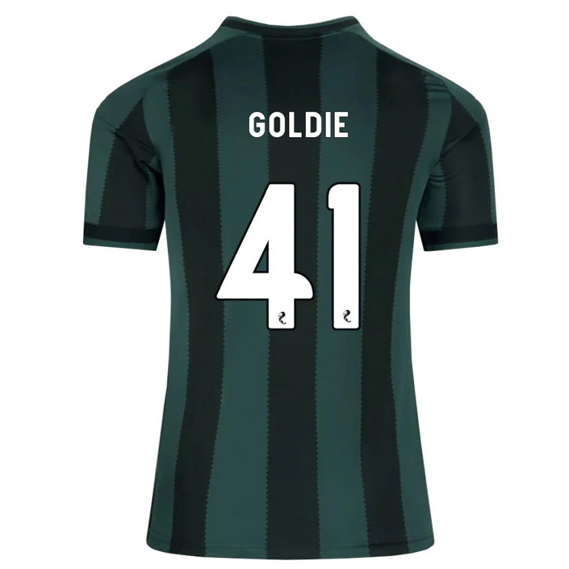 Danxen Kinderen Clare Goldie #41 Donkerleigrijs Zwart Uitshirt Uittenue 2026/27 T-Shirt